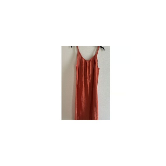 Kona Sol - Women's Midi Cover up Dress  rust pumpkin orange SIZE L-XL ( 12-18) - Picture 8 of 9